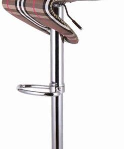 ZZ La Chaise De Bar Peut Être Surélevée Et Abaissée Pivotante sur Une Chaise Haute,Plaid,1
