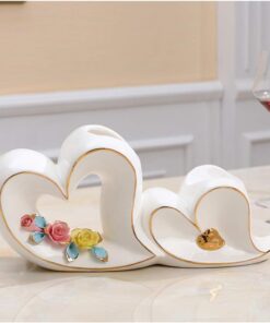 Casier À Vin Décoration Ménage Bouteille de Vin Étagère Porcelaine Européenne Creative Vin Conduite Bouteille de Vin Organisateur Pour La Maison Cuisine Bar Multi-Fonction Présentoir