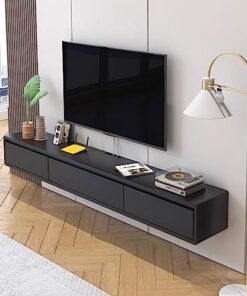 Étagère murale Meuble TV mural Étagère flottante Console TV Étagères pour équipements audiovisuels Meuble de rangement de bureau Étagère à livres Étagère de jeu Supports TV Centre de diverti