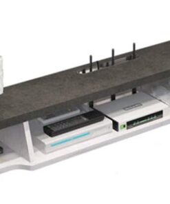 Meuble TV Flottant, Console multimédia Murale, Console de Divertissement multimédia Flottante, Grande capacité, Peut Stocker des routeurs, des lecteurs multimédias, etc, adapté pour Petit