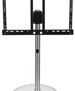 FBSHAD TV Stand pour téléviseurs de 40 à 85 Pouces, Meuble de télévision Mobile à Hauteur réglable avec Base en Acier Inoxydable, idéal pour Les Bureaux, Les Maisons Les salles de conférence