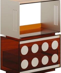 Stockage de CD Meuble de rangement léger et luxueux for disques vinyles, table chevet en acrylique, bibliothèque, buffet avec tiroir Enregistrer