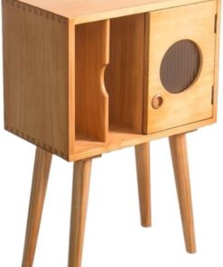 Stockage de CD Meuble de rangement multifonctionnel en bois for disques vinyles, CD et albums, pouvant également servir bibliothèque Enregistrer
