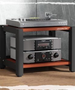 Support d'amplificateur, Support multimédia AV pour équipement Audio HiFi, Meuble stéréo, Tour de Support Audio, étagères en Bois réglables, Support TV Robuste