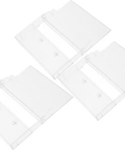 VALICLUD Lot de 3 Boîtiers de Cassettes Audio en Abs Transparent, Étui de Cassette D'enregistrement Sécurisé pour Stockage Organisé et Protection Optimale