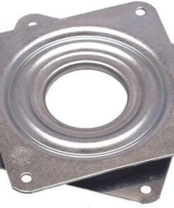 cyclingcolors Plateau Rotatif TV tournette à Bille carré à roulement à Billes 80 x 80mm Plaque Pivotant Meuble HiFi Présentoir Tournant Support Ecran Ordinateur
