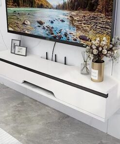 Générique Meuble TV sur Pied, Meuble TV Universel réglable en Hauteur, Meuble TV Flottant, étagère TV Flottante, Meuble TV Mural, unité de Divertissement Murale, pour vidéo