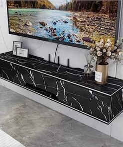 Générique Meuble TV sur Pied, Meuble TV Universel réglable en Hauteur, Meuble TV Flottant, étagère TV Flottante, Meuble TV Mural, unité de Divertissement Murale, pour vidéo