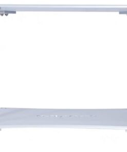 Meuble Hi Fi En Aluminium, Rack Audio Avec Colonnes En Acier Inoxydable, Meuble Rack Audio Avec Pointes De Pied Absorbant Les Chocs, 2 Méthodes De Connexion, Meuble Audio Vidéo(Silver,2-tier