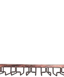 Bouteille de vin/Verre à vin Support étagère Murale pour Bar de Cuisine Bodega, étagère Suspendue étagère Porte-Fer Support de Toit, 120X35Cm