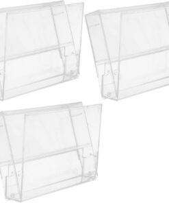 VOSAREA Boîte de Rangement pour Cassette Rétro Protection Dommages Lot de 3 Pièces en Plastique pour Projets DIY et Collectionneurs