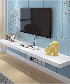 Générique Meuble TV Flottant pour Salon | Meuble TV Mural avec Console multimédia | Meubles TV muraux pour Salle de Divertissement et Bureau