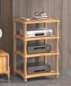 Meuble stéréo pour la Maison, Le Bureau, Le Support HiFi pour Tourne-Disque, étagère d'angle pour la Maison, Le Bureau, Le cinéma, Les Jeux Audio et vidéo, étagères de Rangement pour DVD (ve