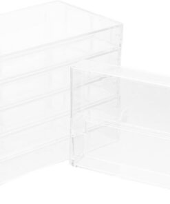 Zerodeko Boîtier Cassette Audio Transparent Lot de 6 en ABS, Protection Robuste Design Fonctionnel pour Collectionneurs et Amateurs de Musique