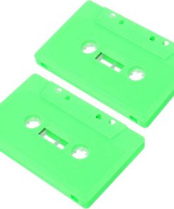 Ciieeo Boîtes à Cassettes Vides Rétro en Plastique 2pcs, Organisateur Robuste pour Rangement Multifonction, pour Cassettes Audio et Bureaux à Domicile