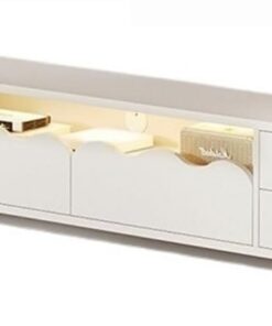 Étagère TV Murale Meuble TV for téléviseurs de 65 Pouces, Centre Divertissement avec étagère, Longue Table Console multimédia