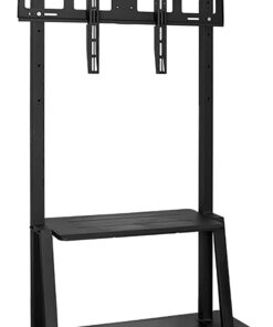 FBSHAD TV au Sol est de 32 "-75", Chariot télévisé Mobile pour Les salles de conférence salles de conférence, avec Roues de Verrouillage
