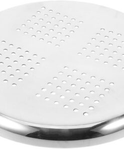 Assise Ronde de Remplacement en Acier Inoxydable, Siège de Tabouret de Bar Renforcé, Robuste et Fiable pour Bars et Jardins