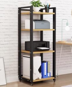 AV ShelfAV - Meuble stéréo - Étagère audio-vidéo - Étagère moderne pour jeux vidéo - Support de divertissement - Rack Hifi - Pour les petits espaces, le salon, l'enregistrement R