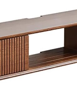 Meuble Support Tv Flottant Meuble Tv Flottant Flottant Meuble TV En Bois Massif Mural Avec Tiroirs Support De Stockage Multimédia Pour Centre Divertissement Flottant Maison Et Bureau Pour Le Salon(B,1
