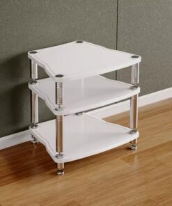 Support de Composants Audio Robuste, Support multimédia, Support multimédia Audio/vidéo, 1 2 3 4 Couches d'affichage, récepteur stéréo pour Tourne-Disque, Support de Composants stéréo pour X