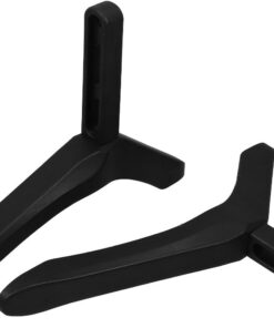Support de Télévision sur Pied Noir en Plastique pour Téléviseur | Installation Facile, Usage Maison ou Salle de Conférence, Design Moderne et Gain de Place