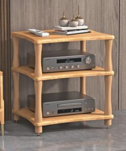 Meuble stéréo pour la Maison, Le Bureau, Le Support HiFi pour Tourne-Disque, étagère d'angle pour la Maison, Le Bureau, Le cinéma, Les Jeux Audio et vidéo, étagères de Rangement pour DVD (ve