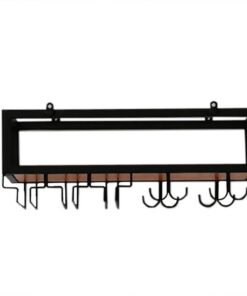 Barre Suspendue au Plafond, Support à vin pour Bar, Restaurant, Support à Bouteilles de vin monté au Plafond, Art Vintage en Fer, Support à Verre à vin réglable en Hauteur et en la