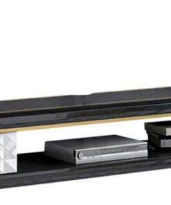 Meuble TV Flottant, Meuble Mural Simple et Moderne, Console TV en Bois Massif, pour Salon, Chambre, Bureau, Gain de Place, Beau et durable/A/140X24X18CM