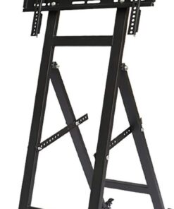 FBSHAD Cart de télévision Mobile pour téléviseurs de 32 à 65 Pouces, Meuble de télévision réglable avec Roues de Verrouillage, Contient jusqu'à 55 Livres, Max 600x400 mm, Chariot télévisé Robuste