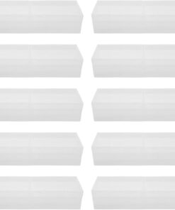 jojofuny Lot de 10 Boîtes de Rangement Rétro pour Cassettes Audio en Plastique Pp Couvercle, Organisateur Multifonctionnel pour Collectionneurs et Petits Objets
