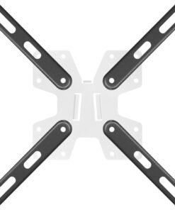 Vesa Adaptateur de montage pour écrans de 32 à 55'' – Support d'extension pour TV LCD LED, plaque d'adaptation pour VESA jusqu'à 400 x 400 mm, noir