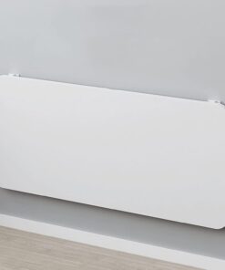 Table de Bar Pliante Murale Blanche avec abattant, idéale pour la Maison, Le Bureau, Le Garage, Le Jardin et la buanderie.