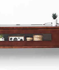 Meuble TV Suspendu avec Porte Battante,Étagère TV Flottante avec Tiroir,Meuble TV Flottant à Fixation Murale,Console Multimédia,Étagères de Rangement,pour Salon Chambre à Coucher.(Walnut,160x24x20cm)