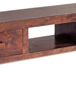 ZXLIHS Unité multimédia Dakota Mango Plasma-Meuble TV en Bois Massif pour Salon, Maison, Meubles de Chambre à Coucher