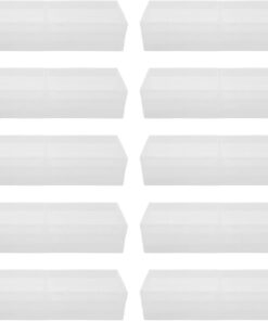 Artibetter Boîte de Rangement pour Cassettes Audio Extérieur Lisse Vintage en PP Transparent, Lot de 10 Pièces Multifonctionnel pour Collectionneurs et Organisation