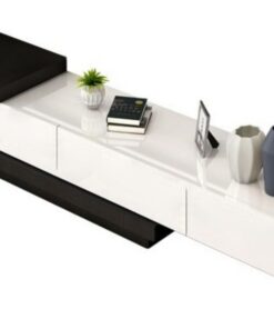 Étagère TV Murale Meuble TV sur Pied Moderne Minimaliste Salon ménage Meuble rétractable de Sol