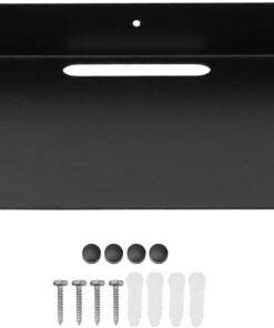 Pilipane Étagère flottante pour appareil audio/vidéo - Support mural en métal épais - Étagère flottante unique pour lecteur DVD, vidéoprojecteur, système de jeu et appareils de diffusion en continu