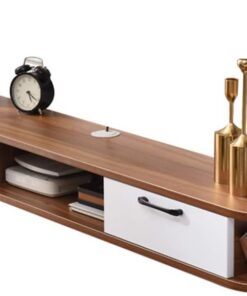 Meuble TV Flottant, Console multimédia Murale, Console de Divertissement multimédia Flottante, Grande capacité, Peut Stocker des routeurs, des lecteurs multimédias, etc, adapté pour Petit