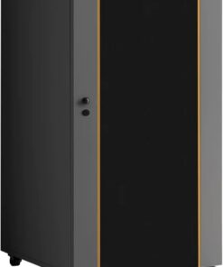 Étagère audio réglable avec gestion des câbles, armoire de rangement stéréo AV - Meuble de rangement mobile pour équipement AV (gris, 103 cm)