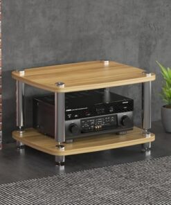 Support Audio, étagère de Jeu, Support multimédia AV, étagère d'angle, étagère DVD, vitrine CD, Support de Divertissement, Tour Audio, Support de Tourne-Disque, pour Salon, Jeux, Salle d'enr