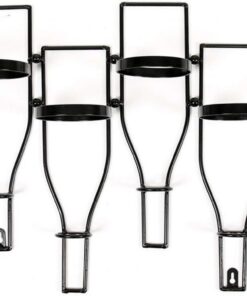 Casiers à vin, casiers à vin en Fer pour Mur de loft Bar Industriel rétro Décorer Les étagères à Bouteilles de vin Étagère à vin Rouge de Type inversé