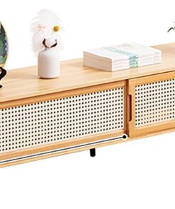Générique Meuble TV avec casiers pour Centre de Divertissement, Console TV, Console multimédia, pour Salon, Chambre à Coucher (160 cm/63 po-a)
