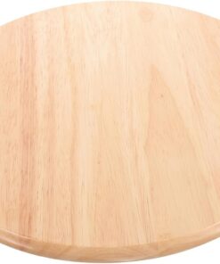 Ciieeo Bar Stool Tabouret Rond en Bois, Accessoire de Tabouret Robuste et Résistant à L’Usure, Facile à Nettoyer, pour Cantine et Maison