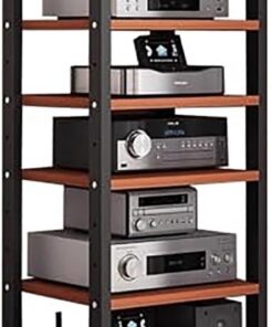 Support Audio, étagère AV en Rack, Armoire multimédia Audio à 5/6/7 Niveaux, Support Audio avec Roues universelles, Armoire multimédia Audio stéréo Moderne, étagère de Jeu vidéo avec étagère