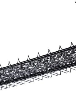 Casier à vin de Style Simple en Fer à Suspendre pour Verres à vin, présentoirs de Rangement pour vin, étagère de décoration de Plafond pour Bars, Restaurants, cuisines/100 x 35 cm