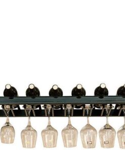Casiers à vin Porte-Tasses à vin Porte-Verre à vin Suspendu Porte-Verres à vin à l'envers Porte-Verres à Pied Bar Flottant Étagère de décoration de Plafond pour Bars, Restaurants,