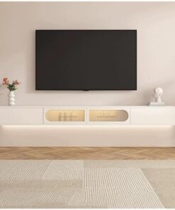 Meuble TV Meuble TV Mural Flottant sous Meuble TV avec tiroirs et Rangement Meuble pour téléviseur
