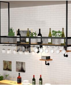 casier à vin, casier à vin, casier à vin, Support de Verre à vin en Fer forgé pour Bar à Domicile, Support de Verre à vin à l'envers, Supports Suspendus pour Armoire à vin, Support