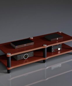 Étagère de jeu multimédia pour audio et vidéo, construction robuste, rangement polyvalent pour salon et divertissement